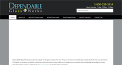 Desktop Screenshot of dependableglass.com