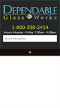 Mobile Screenshot of dependableglass.com